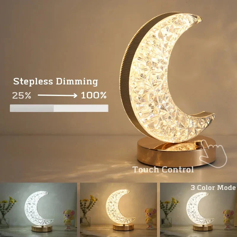 StellarLuna | Kristallen lamp hemelse maan