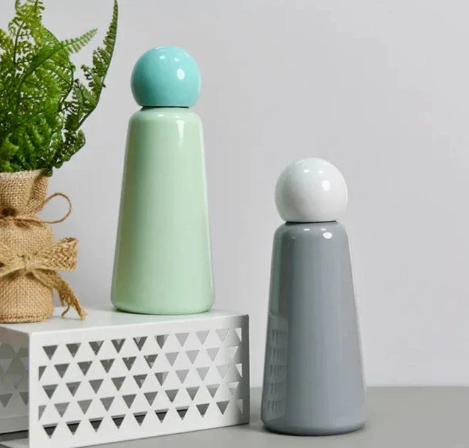 SipPop | 500ml thermosfles - 304 roestvrij staal, lekvrij, vacuüm geïsoleerd, 2-kleurige pastelkleur