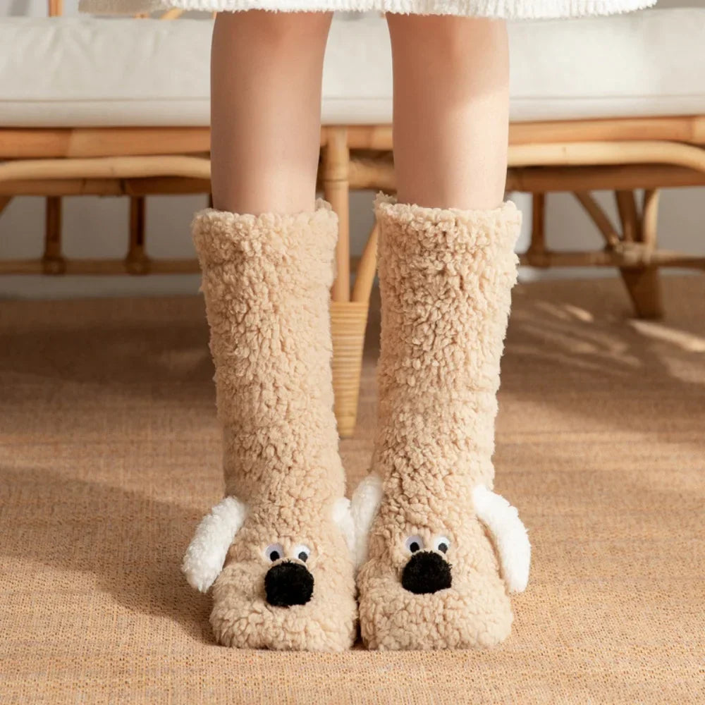 Warmies | Zachte, comfortabele lange sokken en huisslippers – Zacht, warm schoeisel voor de winter
