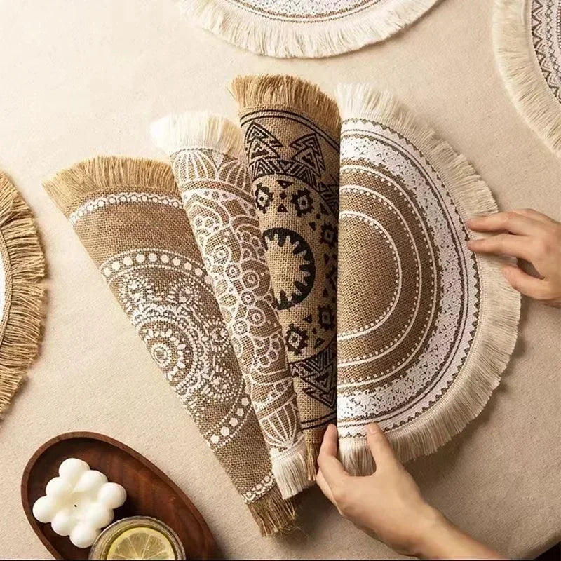 RusticMat | Boho antislip placemats van jute