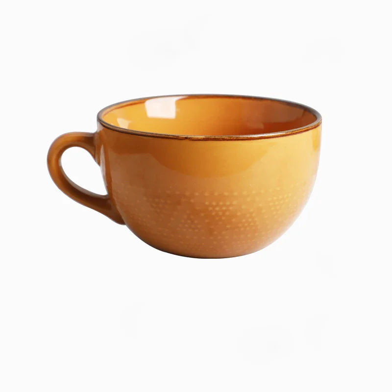 MajestiCup | Elegante keramische mok, hoge capaciteit, kleurrijk ontwerp