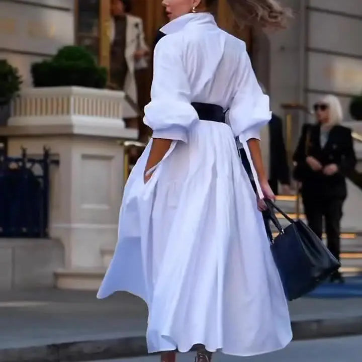 Vaelin | Zomerjurk met losse pasvorm voor dames – Casual, oversized, luchtige outfit