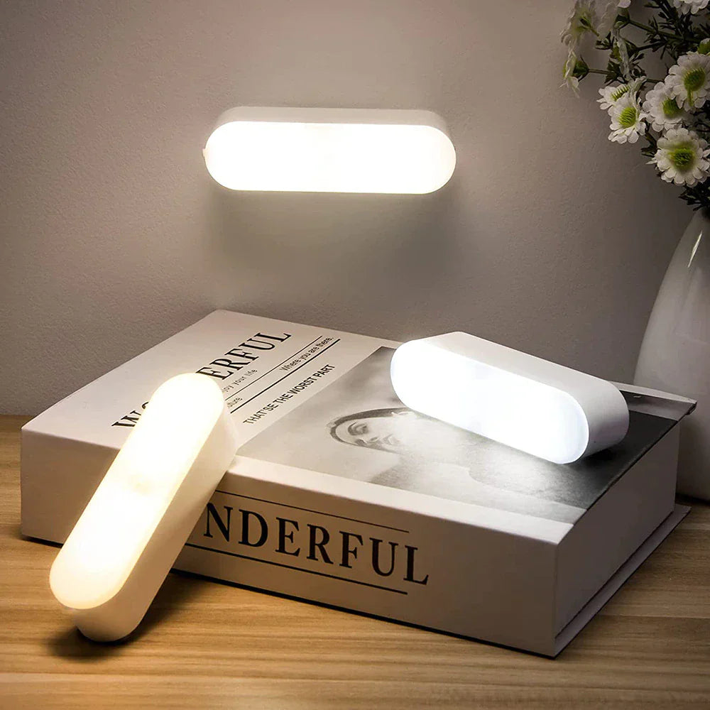 Lampino | LED USB Oplaadbaar Draadloos Bewegingssensor Wandlamp