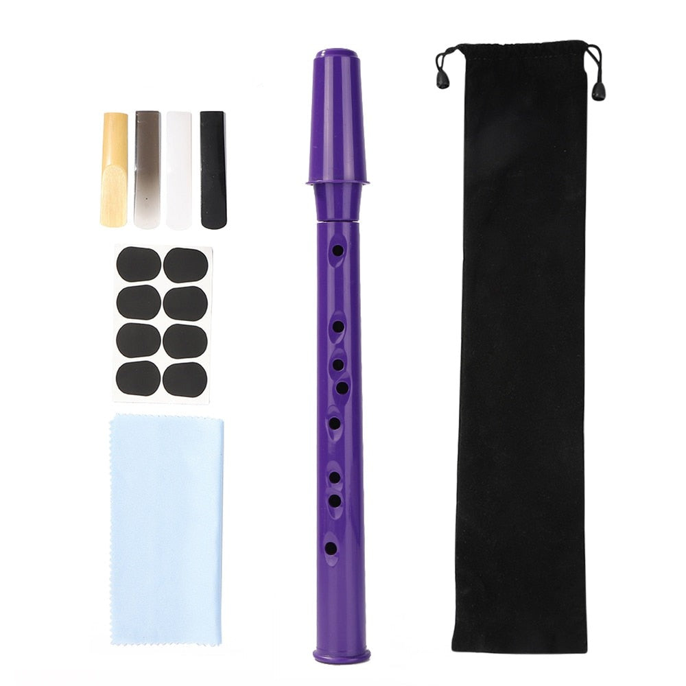 PocketJazz | 8-gaats mini zaksaxofoon met accessoires - beginnersvriendelijk, draagbaar, professioneel geluid