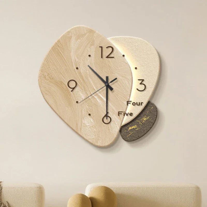 TimeFlair | Scandinavische creatieve onregelmatige decoratieve wandklok