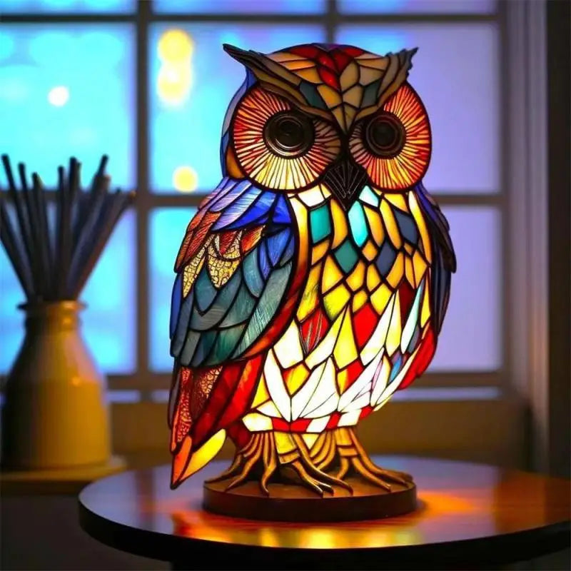 MosaicCritter | Retro veelkleurige hars 3D dierenlamp