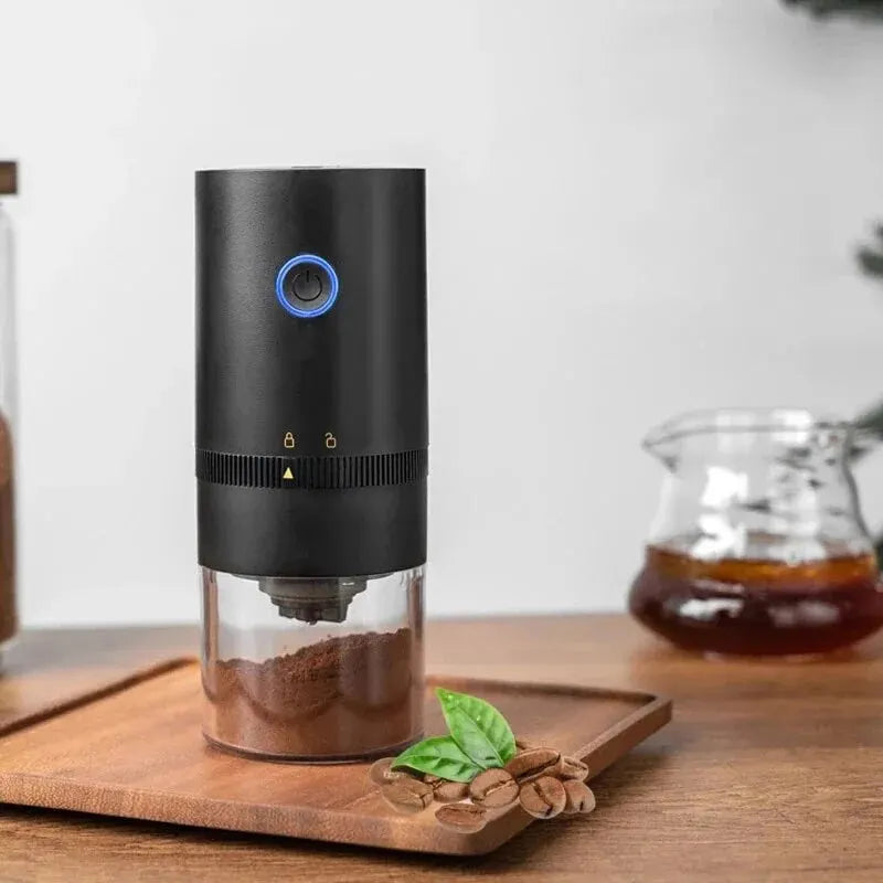 GrindGo | Draagbare elektrische koffiemolen - Compacte bonenmolen voor thuis & op reis