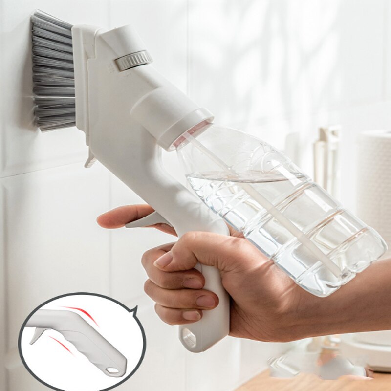TotalClean | 4-in-1 multifunctionele schoonmaakborstel - zuigmond, spons, spleetmondstuk