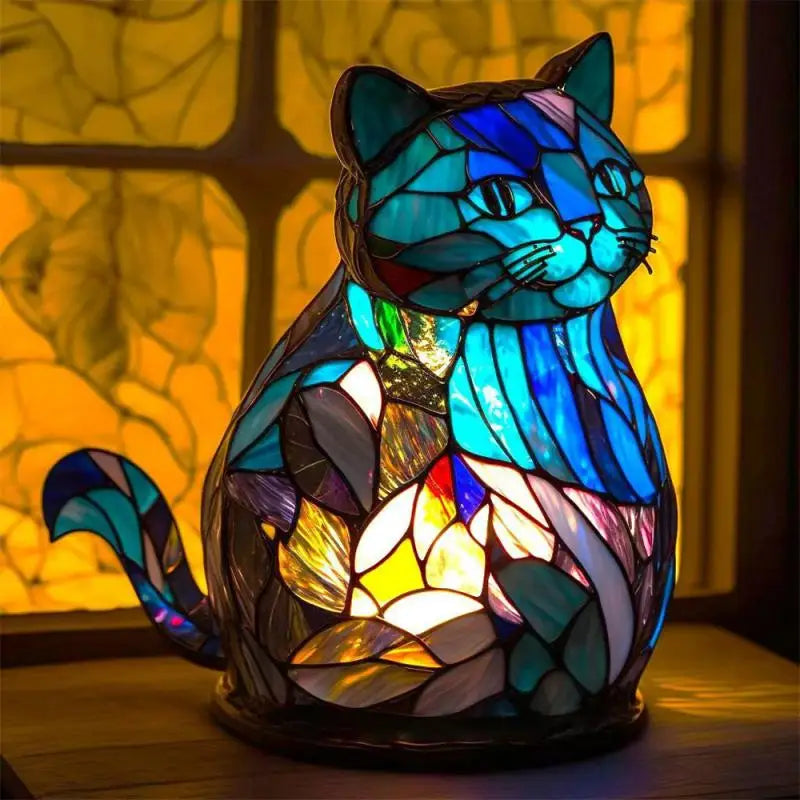 MosaicCritter | Retro veelkleurige hars 3D dierenlamp