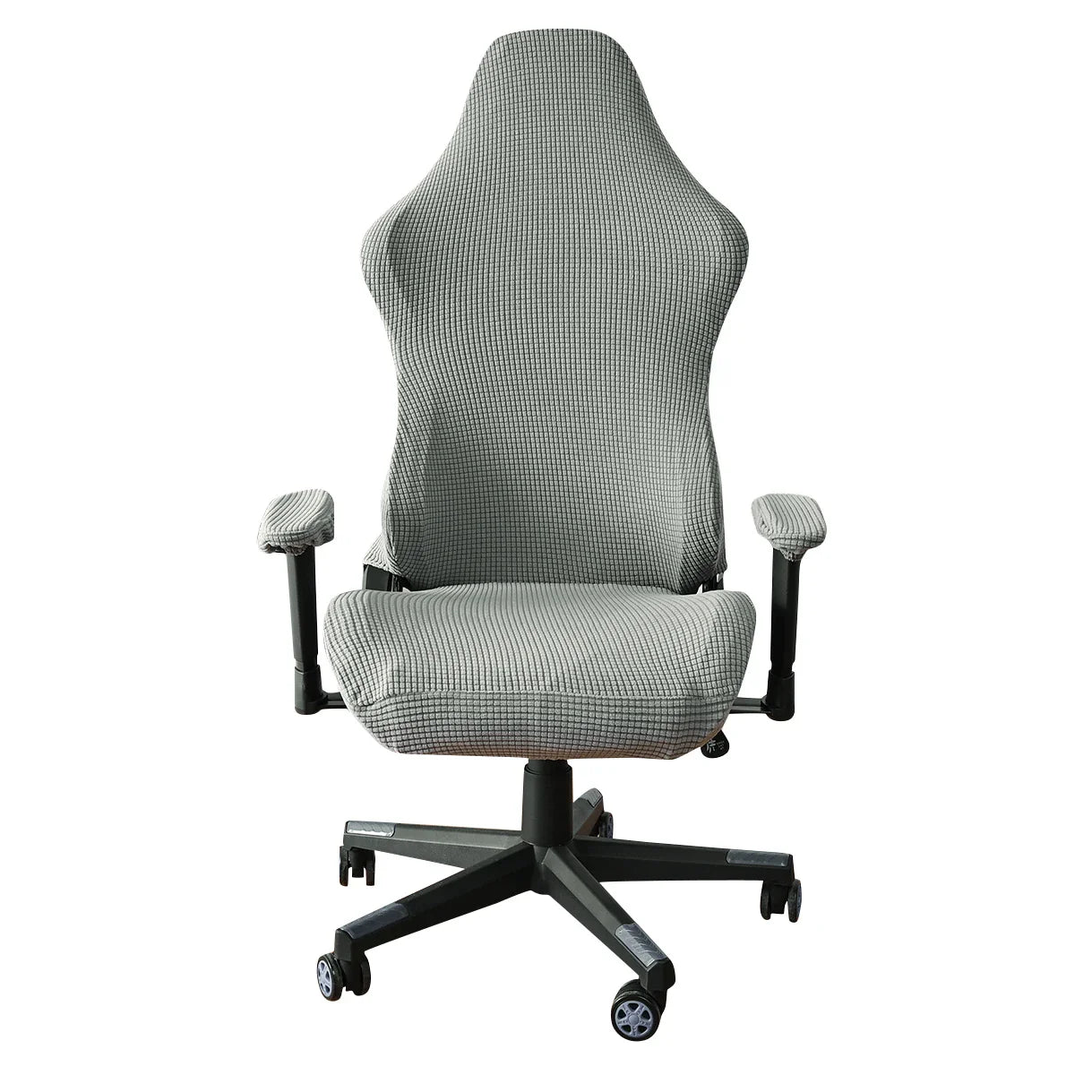 CoverQuest | Polar fleece hoes voor gamestoel - Zacht, elastisch, wasbaar, universele pasvorm