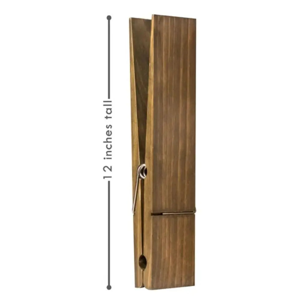 TowelGrip | Houten wasknijper handdoekhouder - moderne badkamerhaak