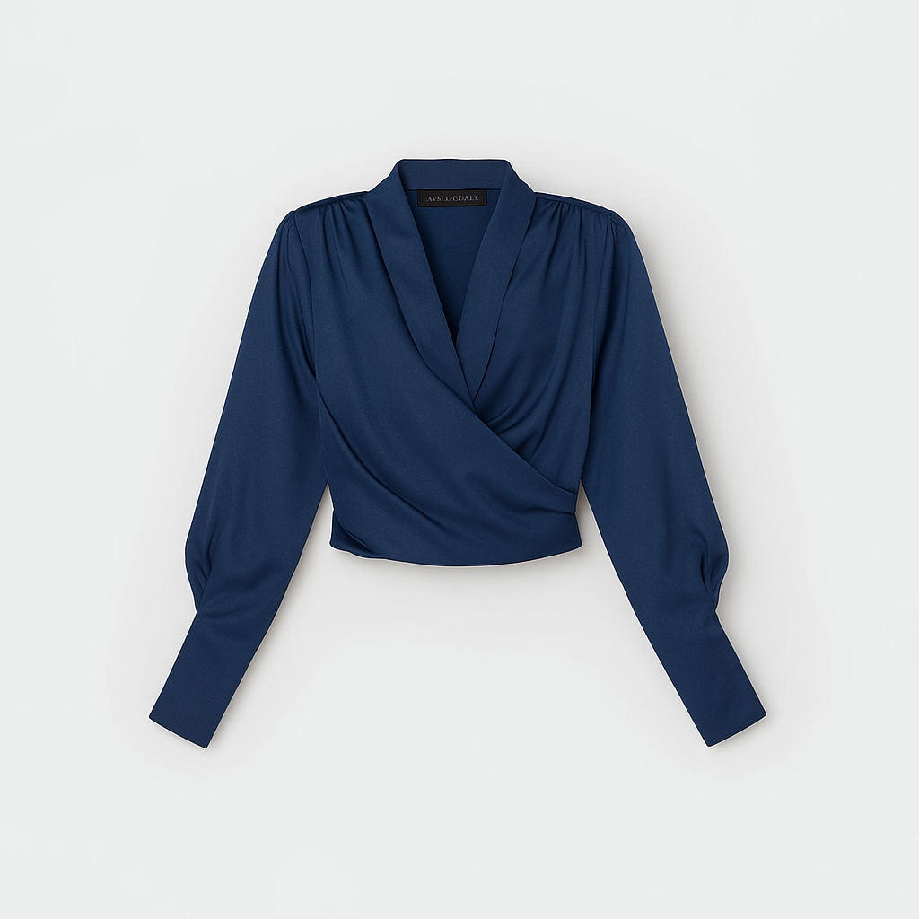 Dazira | Elegante blouse met pofmouwen voor dames – chique casual top met knoopsluiting