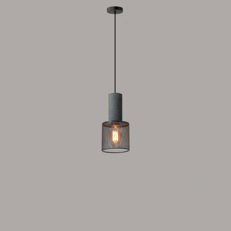 Aether | Eigentijdse industriële hanglamp - Moderne cilindervormige plafondlamp voor woonkamer & keuken