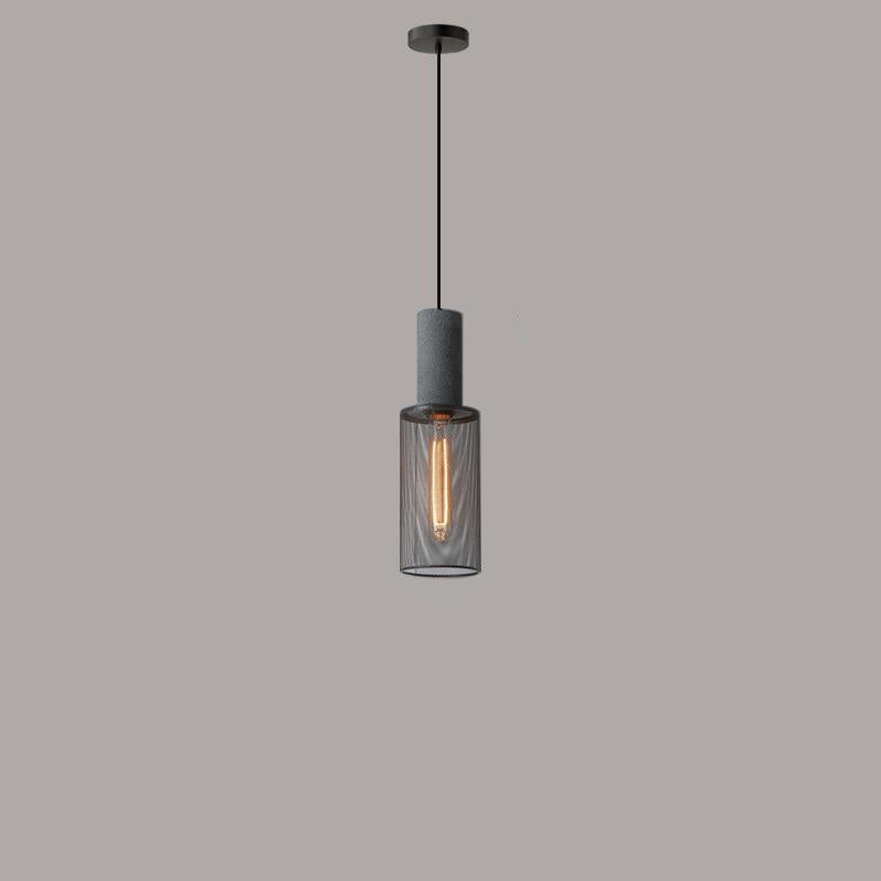 Aether | Eigentijdse industriële hanglamp - Moderne cilindervormige plafondlamp voor woonkamer & keuken