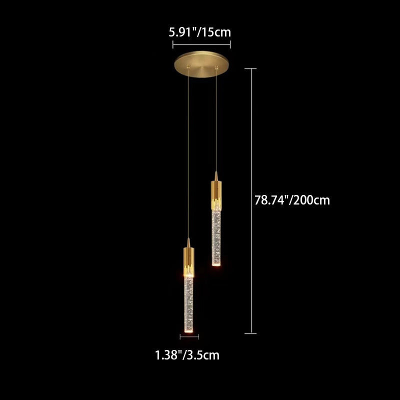 GlimmerDrop | Kristallen LED-kroonluchter, modern waterdruppelontwerp voor woonkamer en slaapkamer