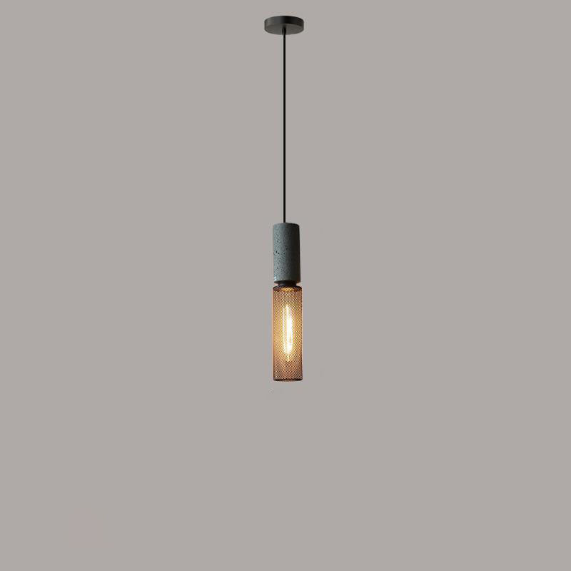 Aether | Eigentijdse industriële hanglamp - Moderne cilindervormige plafondlamp voor woonkamer & keuken