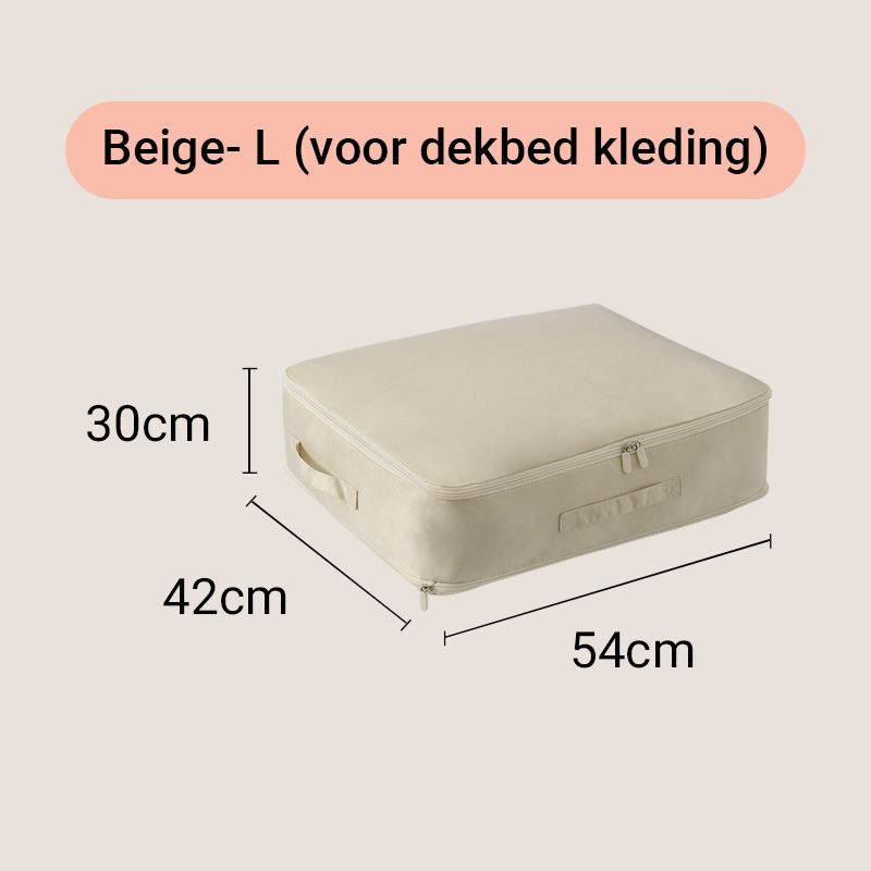 FlatPak | Vacuümcompressie-opbergzak - Ruimtebespaarder voor kleding en het organiseren van je huis
