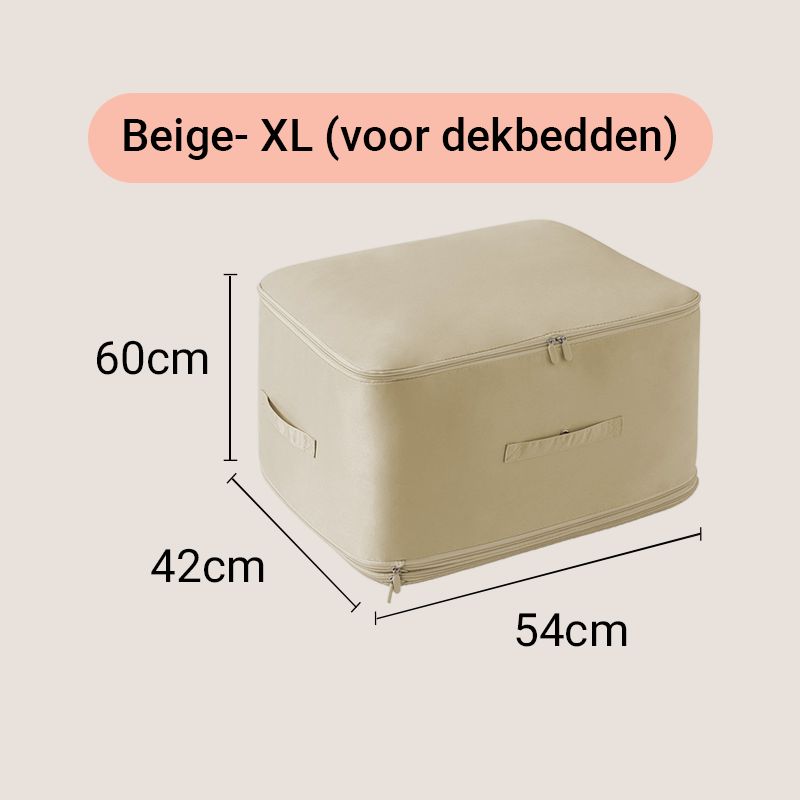 FlatPak | Vacuümcompressie-opbergzak - Ruimtebespaarder voor kleding en het organiseren van je huis
