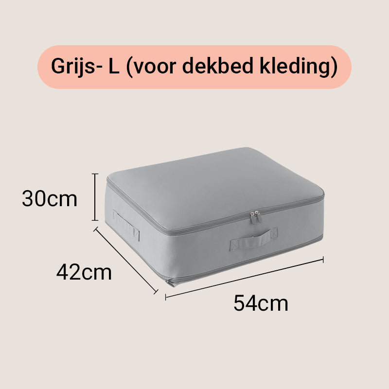 FlatPak | Vacuümcompressie-opbergzak - Ruimtebespaarder voor kleding en het organiseren van je huis
