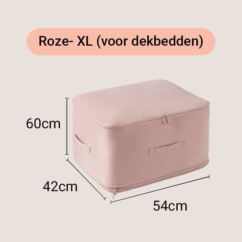 FlatPak | Vacuümcompressie-opbergzak - Ruimtebespaarder voor kleding en het organiseren van je huis