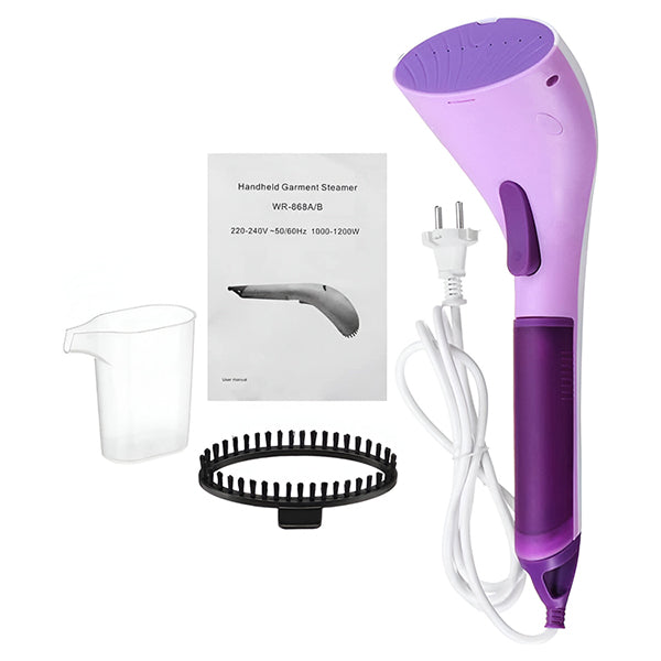 GlideSteam | 1200W Handheld Stoomstrijkijzer – Draagbare Kledingstomer, Kreukverwijderaar voor Kleding