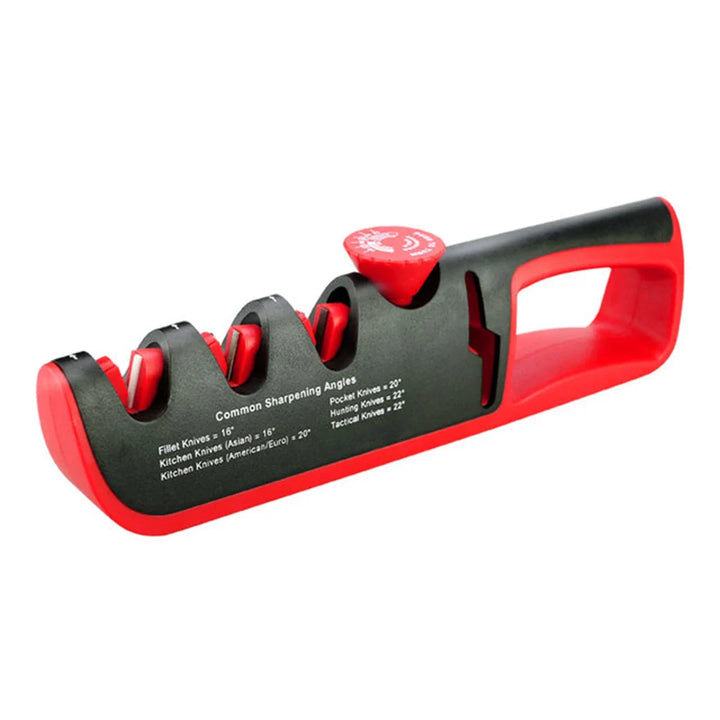 KnifeAid | 4-in-1 multifunctionele messenslijper – Professionele keukenslijper voor messen, scharen en gereedschap