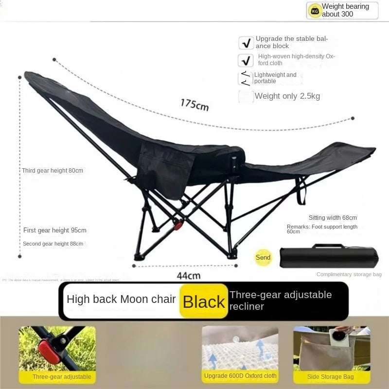 VistaLounger | Ligstoel voor buiten voor ontspanning op de camping, in de tuin en op het terras