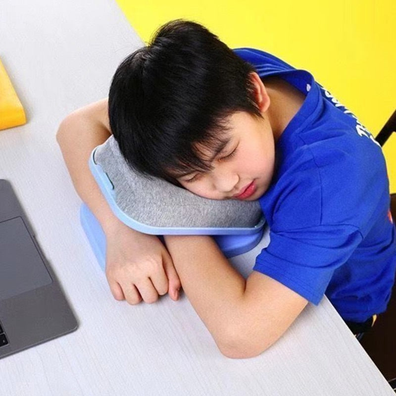 JetPillow | Verstelbaar opvouwbaar reiskussen – Comfortabele neksteun voor in het vliegtuig