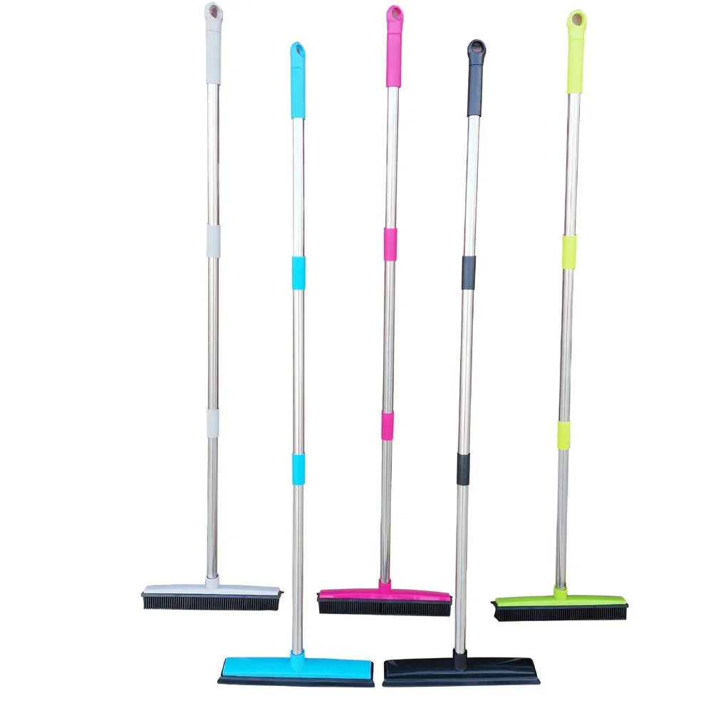 BroomPro | Telescopische Haarvanger Tapijtveegbezem - Thuis Schoonmaken