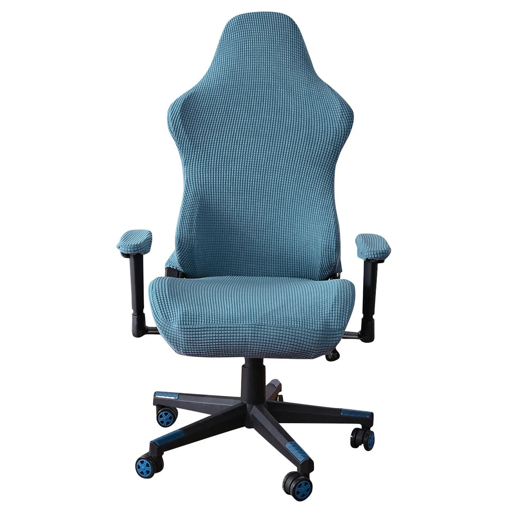 CoverQuest | Polar fleece hoes voor gamestoel - Zacht, elastisch, wasbaar, universele pasvorm