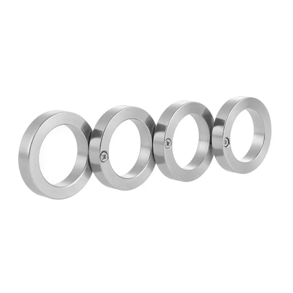 RingArmor | Roestvrijstalen zelfverdedigingsring - draaibaar, opvouwbaar, tactische bescherming