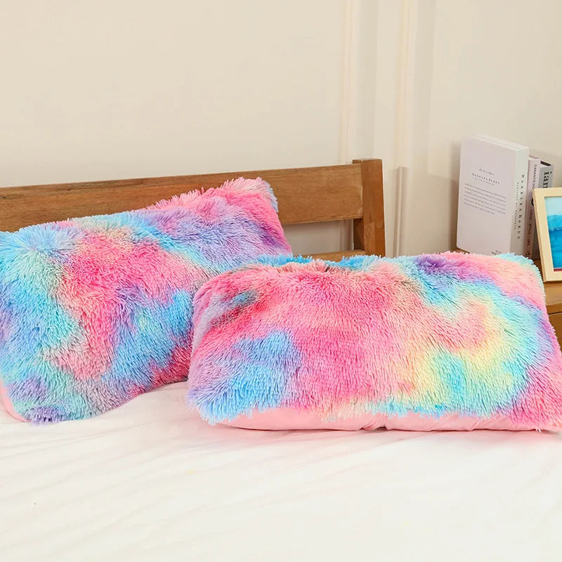 CozyHue | Ultra Pluche Koraal Fleece Deken - Pastel Hoesje, Superzacht, Knusse Woondeken