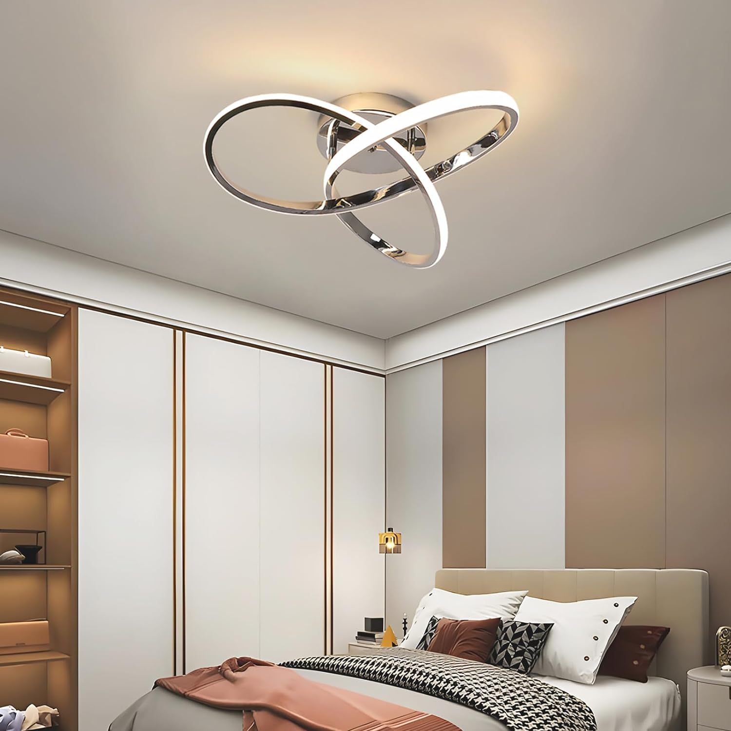NovaCeil | Moderne LED Plafondlamp - 38W Bloem Ontwerp