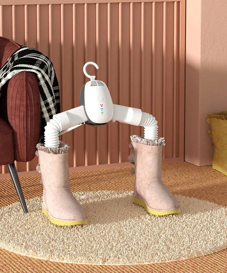Shoezy | Compacte heteluchtdroger – Droog snel schoenen, laarzen en kleding thuis