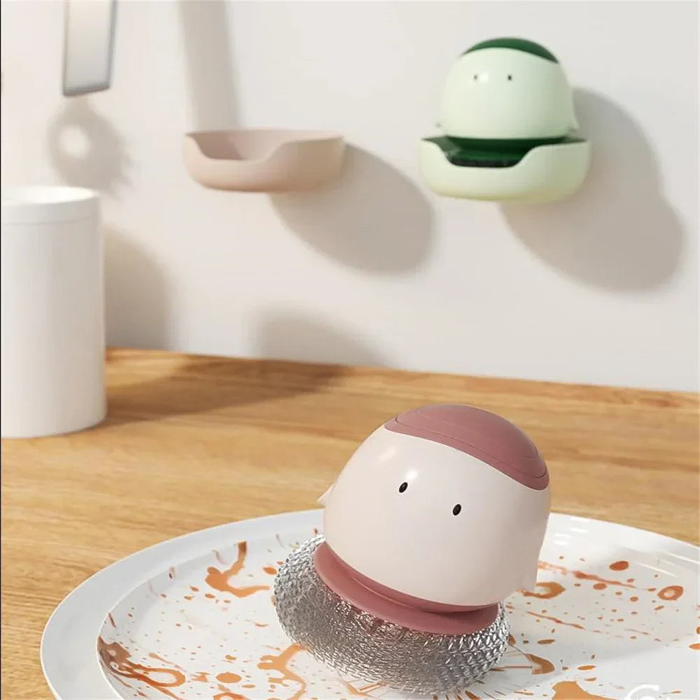 FoamSweep | Automatische Afwasborstel met Vloeistofdispenser - Zeepdispenser, Ergonomisch & Makkelijk Te Gebruiken Schoonmaakhulpmiddel