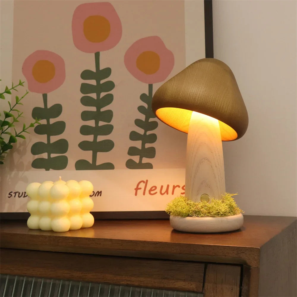 GlowCap | Dromerige draaibare paddestoel lamp decor