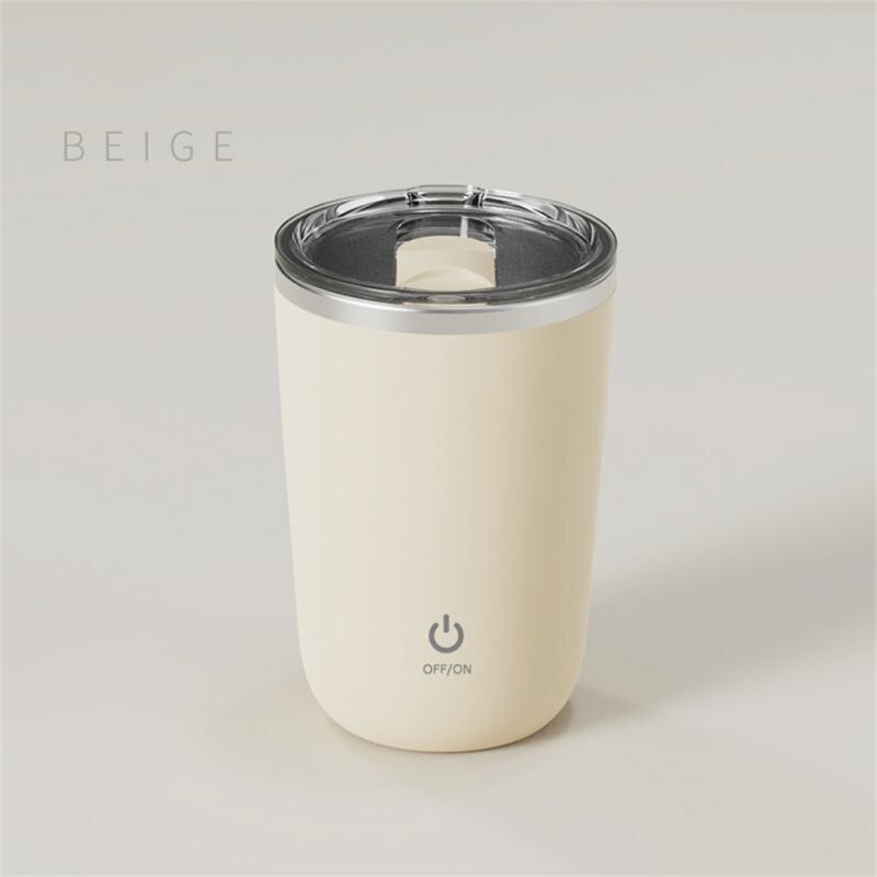 FlowMix | Automatische waterdichte shaker – 350 ml roestvrij staal, oplaadbaar, duurzaam, draagbaar proteïne- en drankmixer