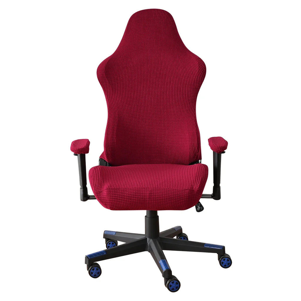 CoverQuest | Polar fleece hoes voor gamestoel - Zacht, elastisch, wasbaar, universele pasvorm