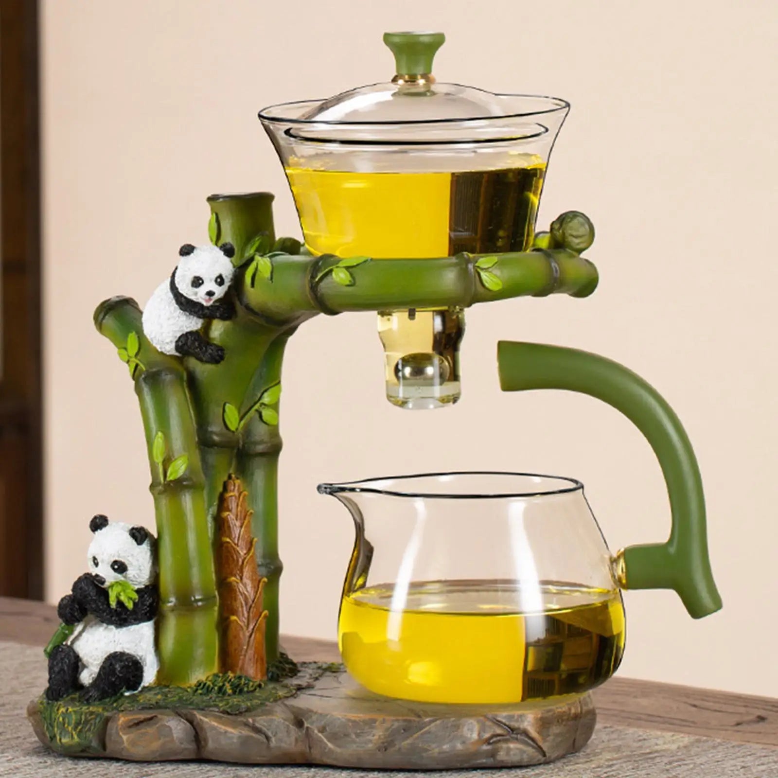 BrewBao | Panda Theepot Set - Keramische Grillige Theeset met Kopjes - Ideaal voor Theeliefhebbers & Geschenken