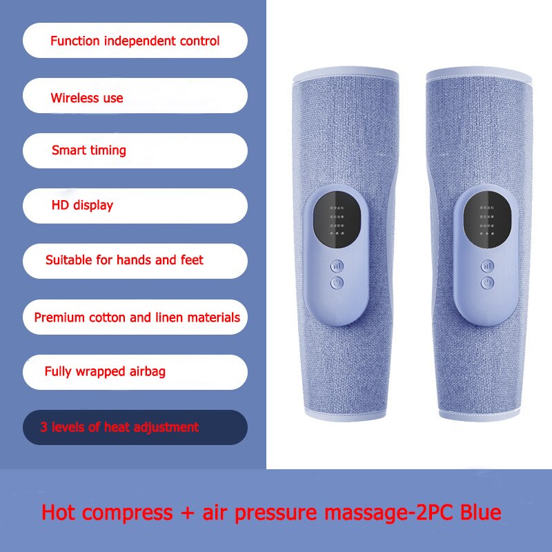 RelaxPod | Draagbare draadloze luchtcompressie-beenmassageapparaat – Trillingsbehandeling voor kuiten