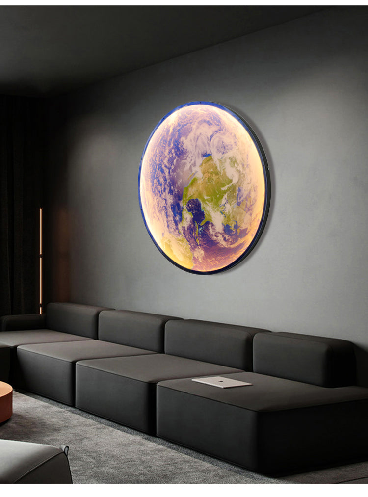 Lunara | 3D LED Moon Ceiling Light – Modern Decorative Lighting for Bedroom & Living Room