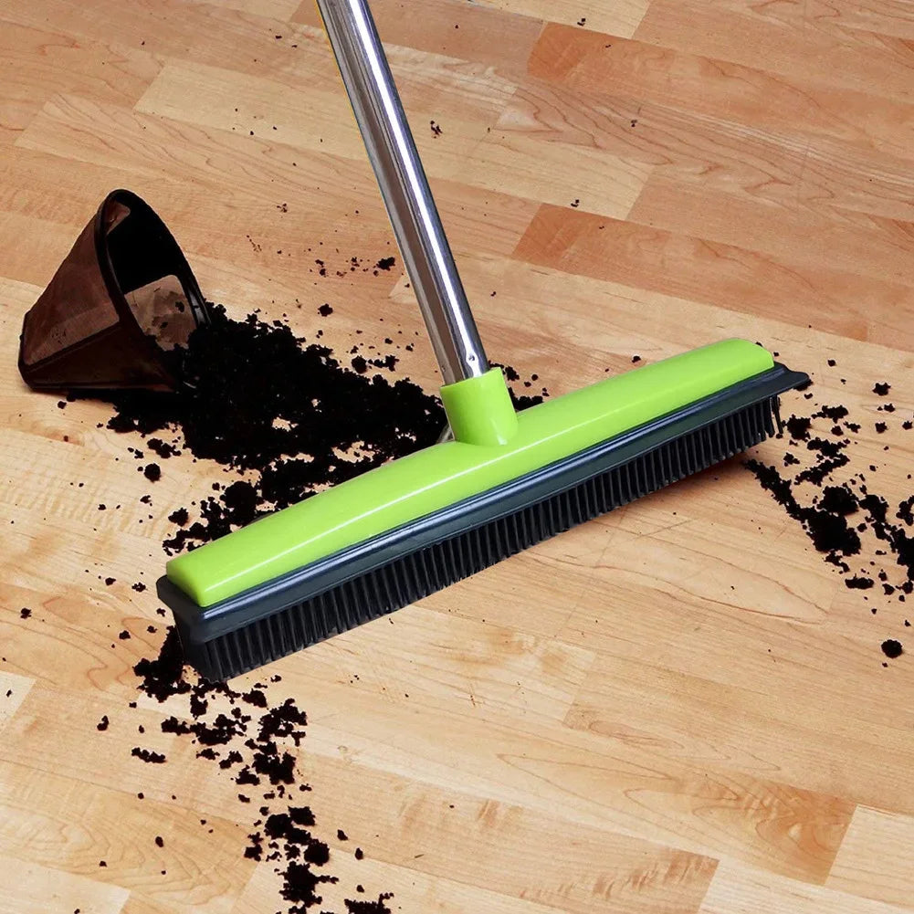 BroomPro | Telescopische Haarvanger Tapijtveegbezem - Thuis Schoonmaken