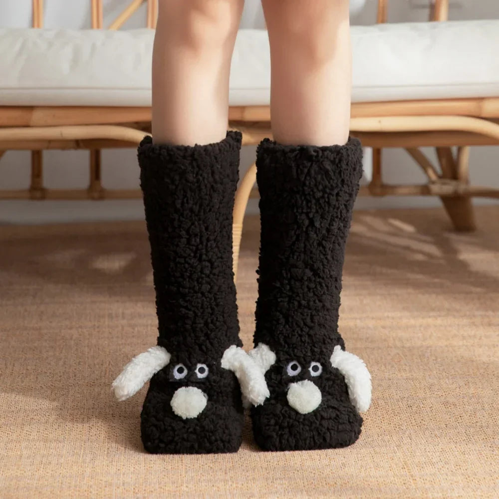 Warmies | Zachte, comfortabele lange sokken en huisslippers – Zacht, warm schoeisel voor de winter