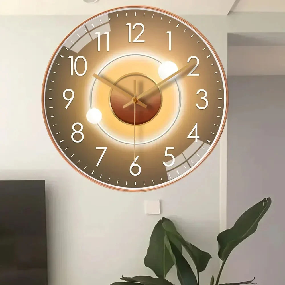 ChronoCraft | Moderne Decoratieve Wandklok - Stil & Stijlvol Home Accent - Minimalistisch Ontwerp, Klassiek Tijdstuk