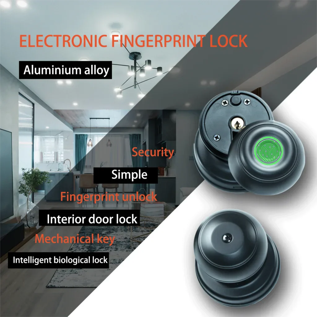 LockSense | Vingerafdruk Slimme Deurknop - Touch Secure Biometrisch deurslot