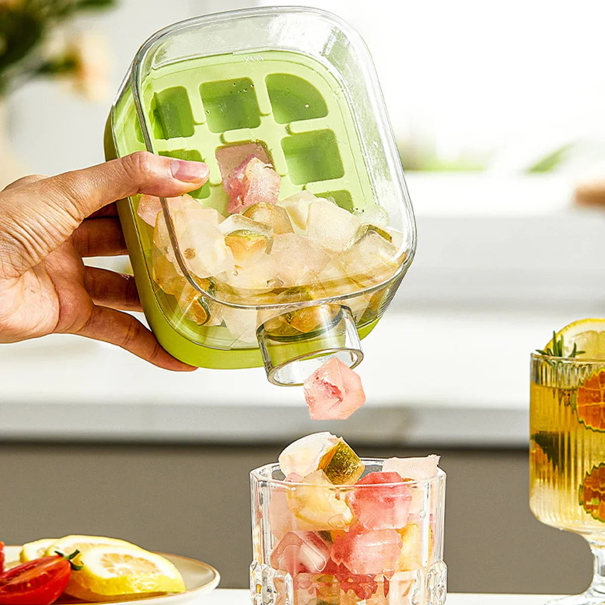 IceBurst | One-press ijsmachine fles - Instant ijs, draagbaar, BPA-vrij, lekvrij ontwerp