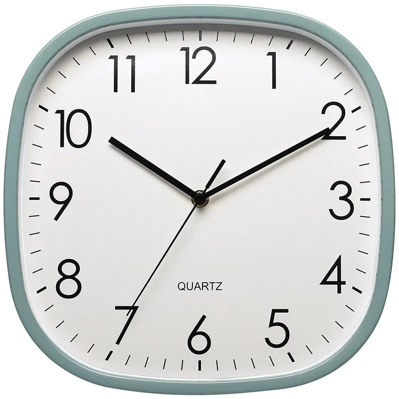 Chronix | Eenvoudige vierkante wandklok voor slaapkamer en woonkamer, moderne wanddecoratie