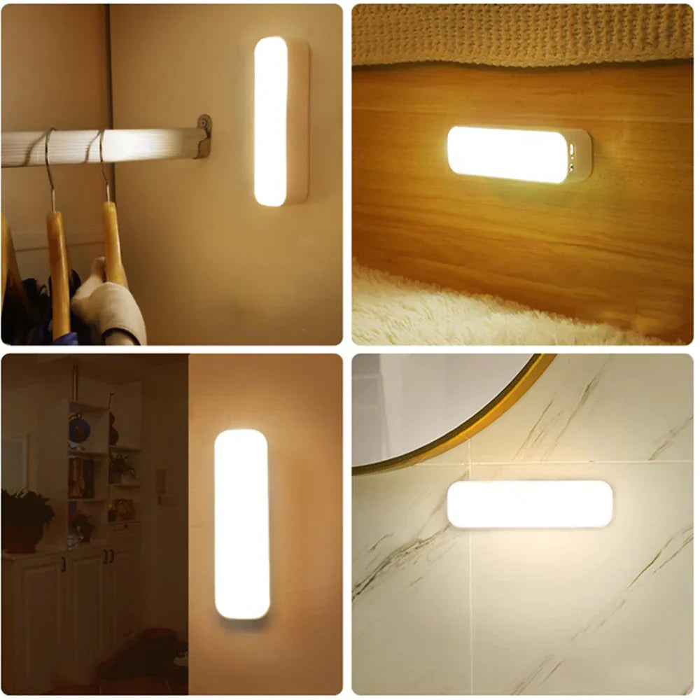 Lampino | LED USB Oplaadbaar Draadloos Bewegingssensor Wandlamp