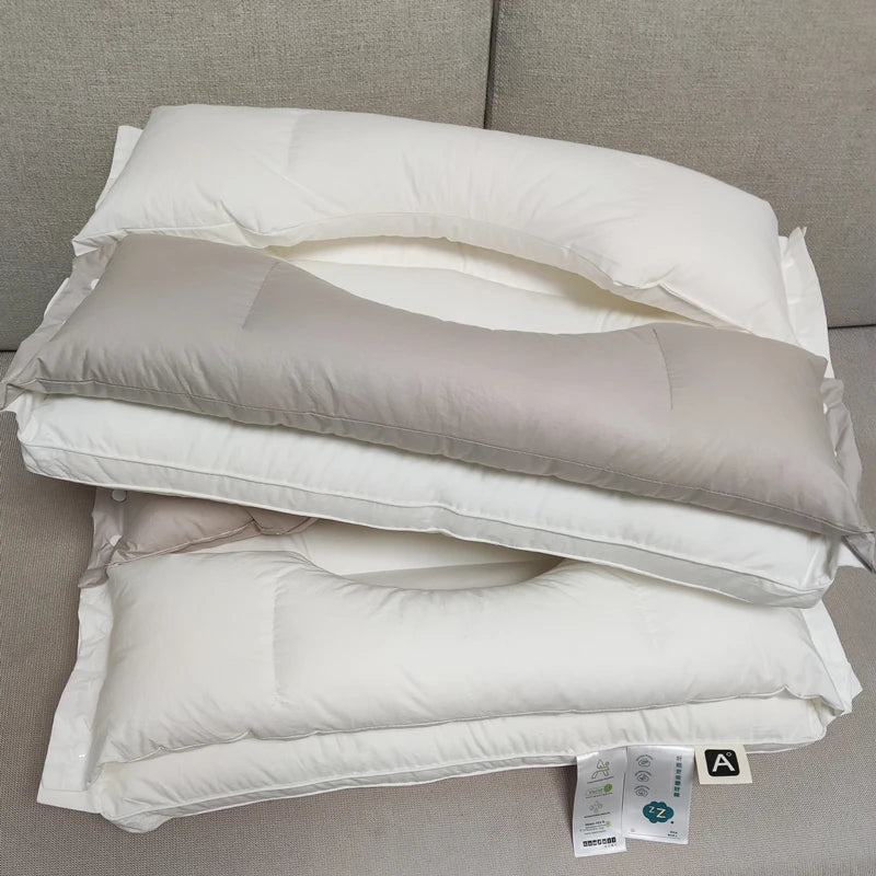 DreamRest | Verstelbaar orthopedisch kussen voor diepe slaap - Traagschuim, neksteun