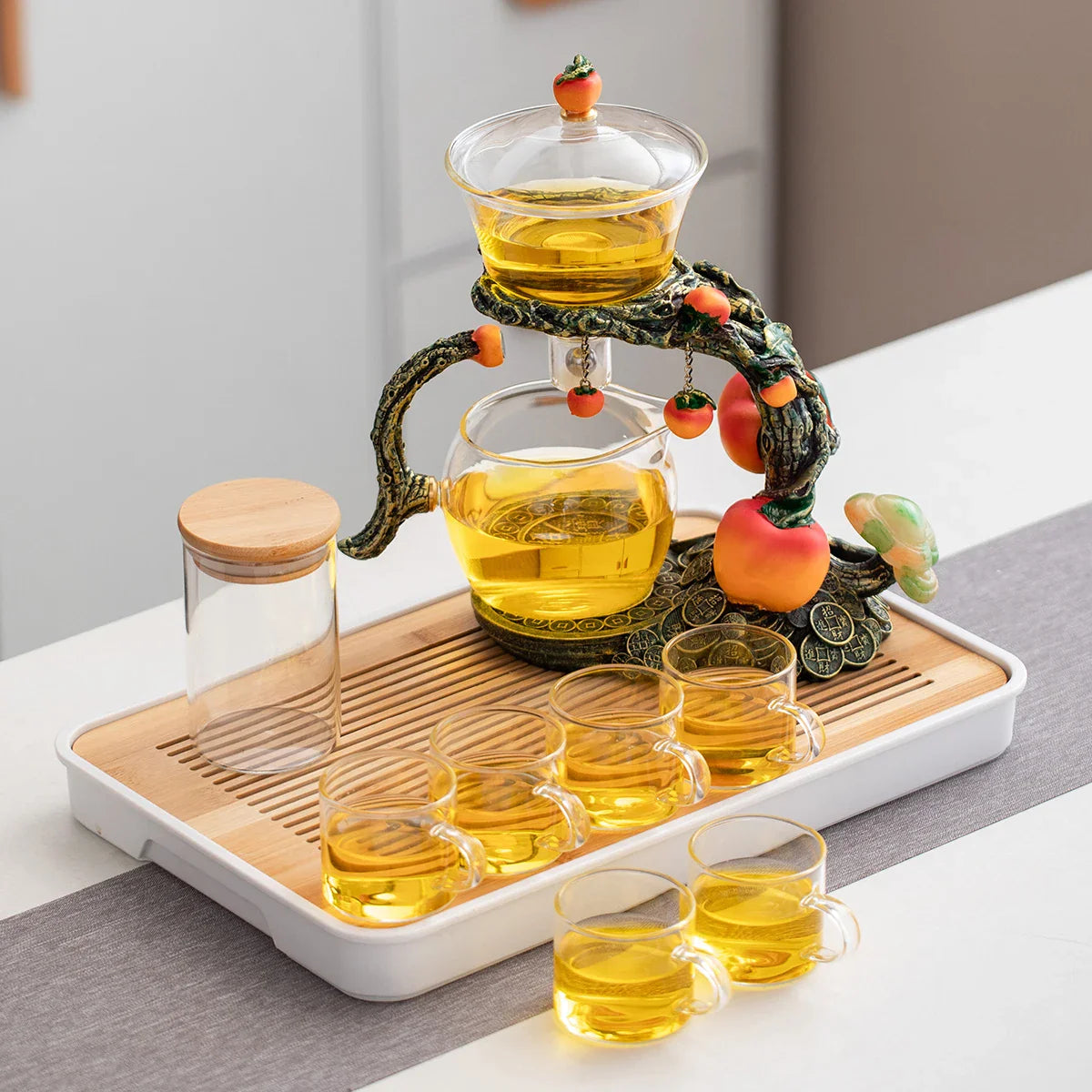 FortuneBrew | Fortune's Orchard Theepot thee-ei - Premium thee-ei met op fruit geïnspireerd ontwerp voor losse thee